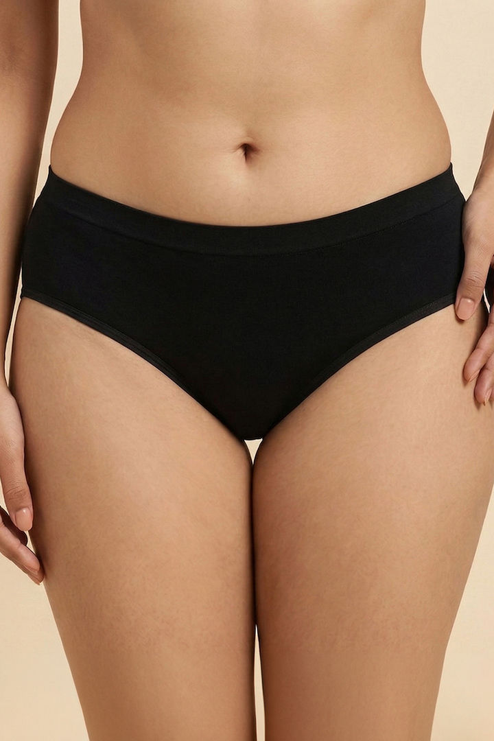 Zivame Medium Rise Full Coverage Seamless Hipster Panty (Pack of 3) - Multicolor — image 10